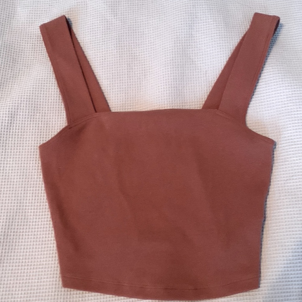 Abercrombie Soft A&F Rib Cropped Tank